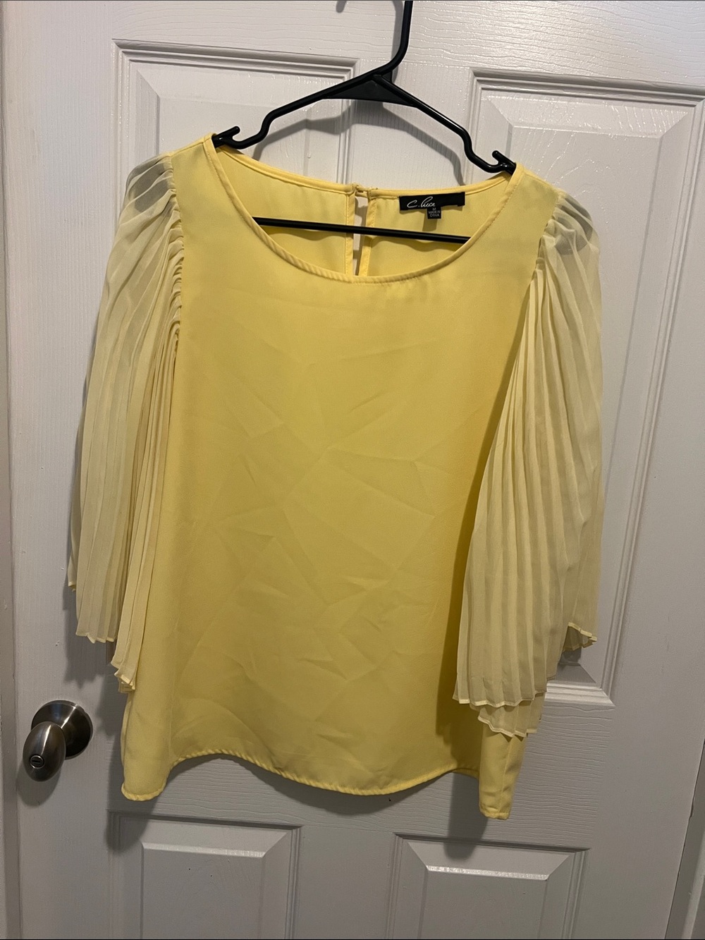 Yellow blouse